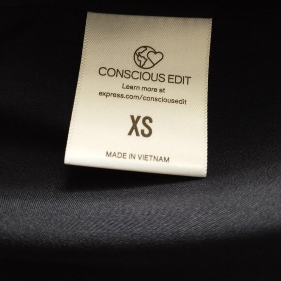 Express Coat Women's Oversized Double Breasted Coat in Navy NWT - Picture 10 of 14